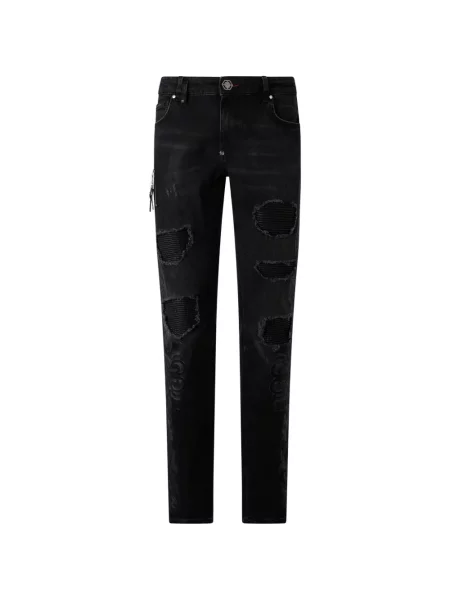 Džínsy Philipp Plein čierna
