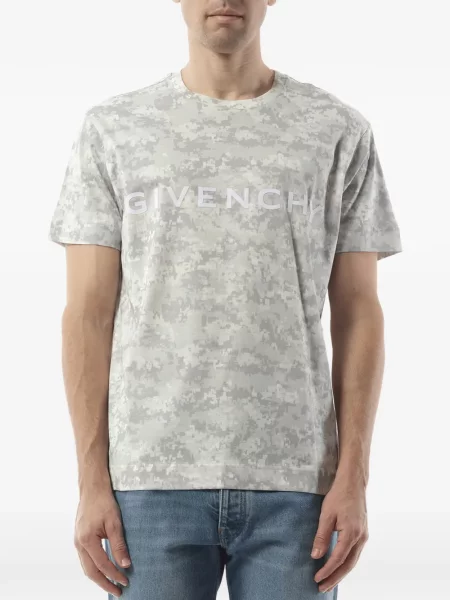 Tricou Givenchy cu imagine gri