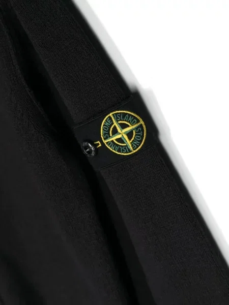 Kardigan dziecięcy Stone Island czarny