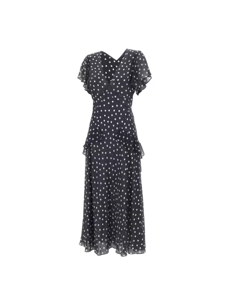 Sukienka Rixo garniturowa niebieska