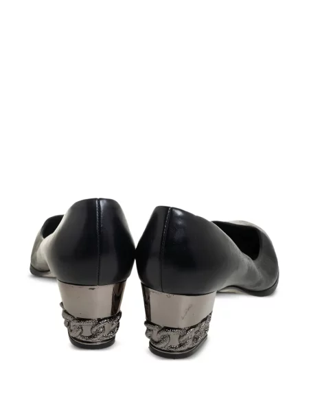 Pantofi cu toc Casadei din piele negru