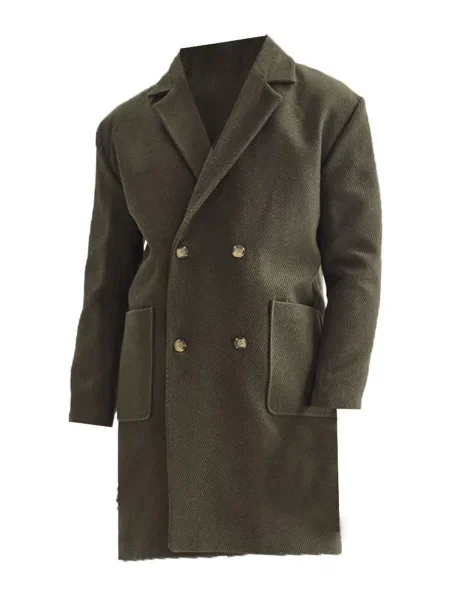 Antioch Palton de primăvară-toamnă kaki