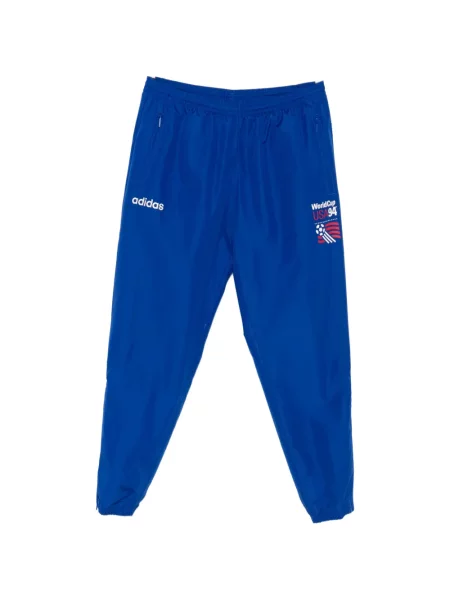 Talie elastică pantaloni Adidas alergare cu autograf negru