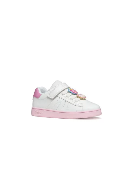 Sneakersy Geox J Eclyper Girl S bílá