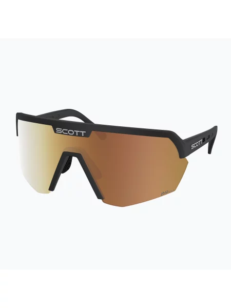 Слънчеви очила SCOTT Sport Shield LS black/amp ls gold chrome черно