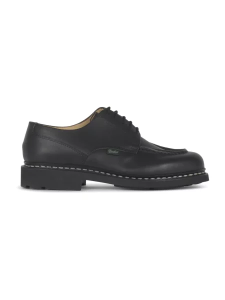 Derby Paraboot skórzany retro czarny