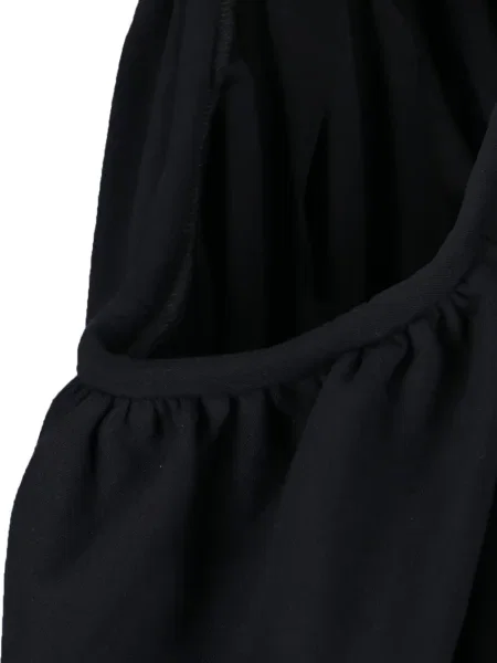 Odgovarati maksi haljina Duran Lantink s draperijom crna