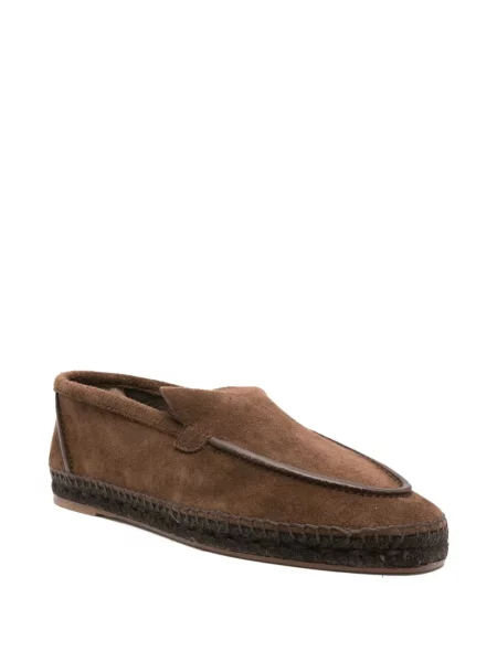 Espadrile Castaner din piele de căprioară maro