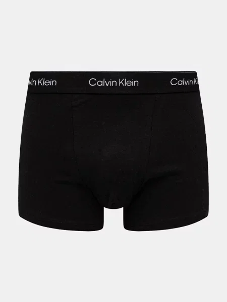 Majtki z elastycznym z logo w zestawie 3 szt. Calvin Klein niebieskie