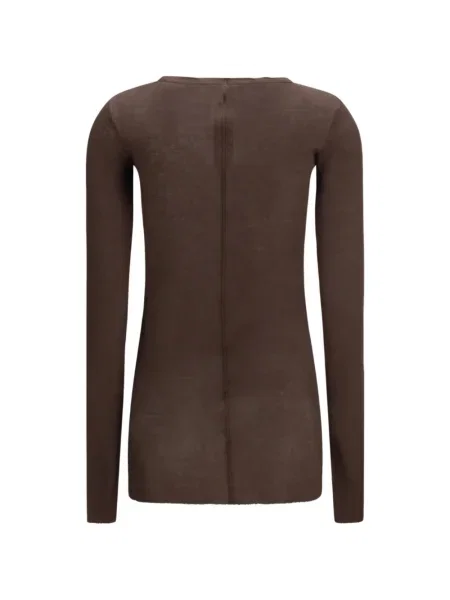 Tricou Rick Owens lung maro