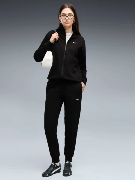 Спортивный костюм Puma из твилла черный
