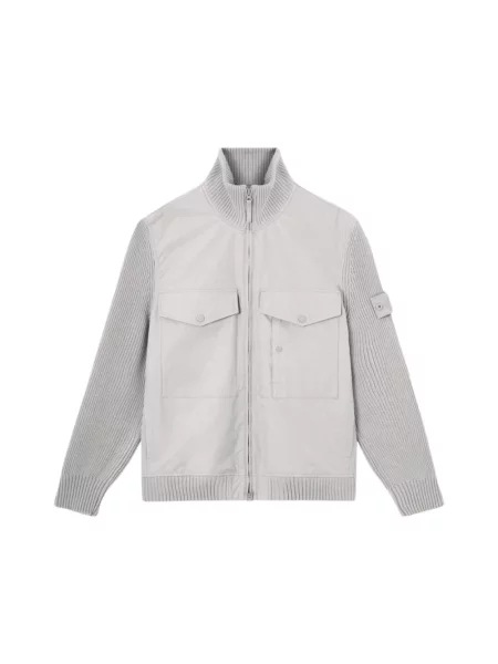 Kurtka bomber Stone Island z kamieniami beżowy