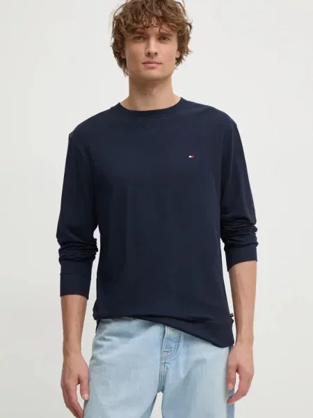 Tommy Hilfiger Koszulka Rekreacyjna blau granatowa