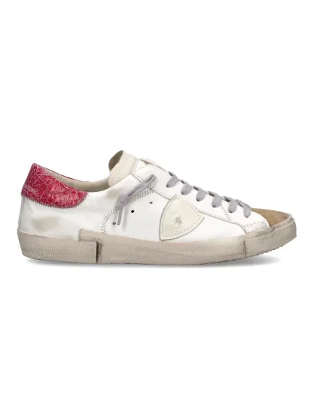 Buty do tenisa Philippe Model skórzane do tenisa białe