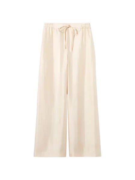 Pantaloni palazzo Claudie Pierlot cu dungi cu cordon