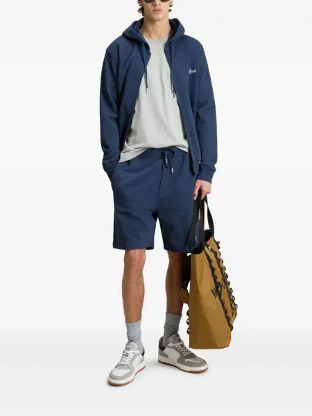 Hanorac cu glugă Woolrich albastru