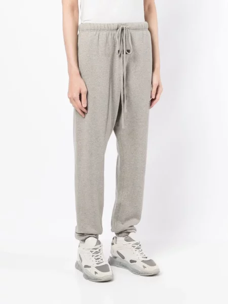 Trčanje hlače Fear Of God Essentials od jersey siva