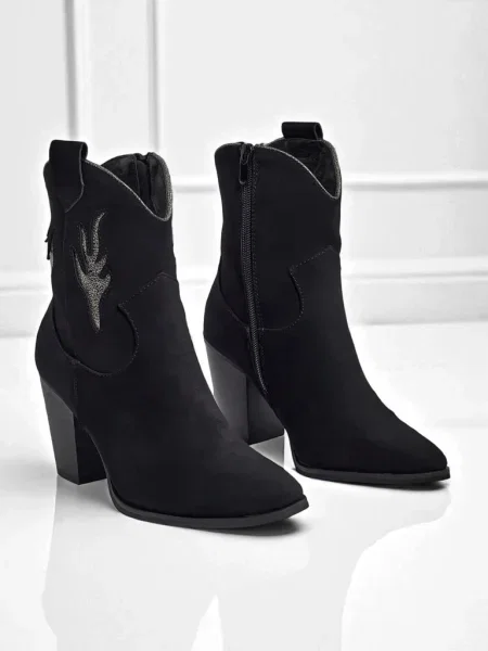 Botine Resti cowboy negru