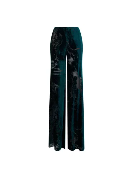 Spodnie Alberta Ferretti niebieskie