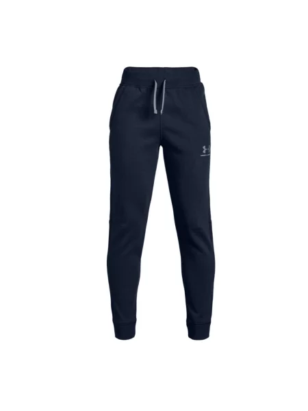Spodnie dresowe Under Armour COTTON FLEECE Junior niebieskie