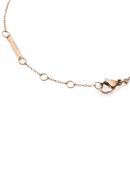 Colier Daniel Wellington cu dungi de tigru roz