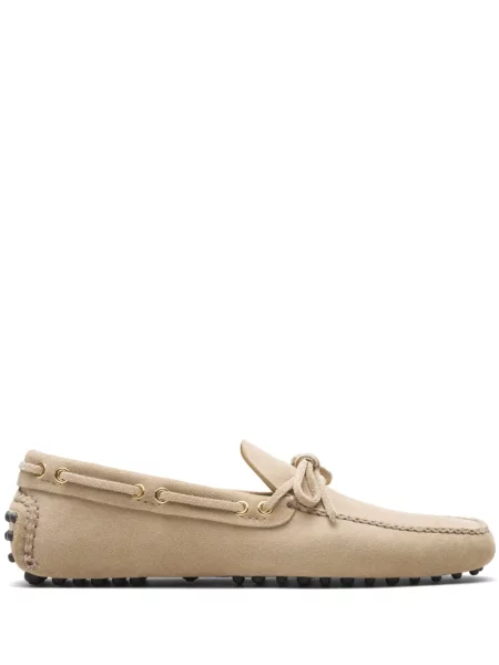 Pantofi loafer Car Shoe din piele de căprioară