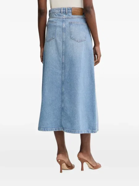 Fustă din denim Silvian Heach albastru