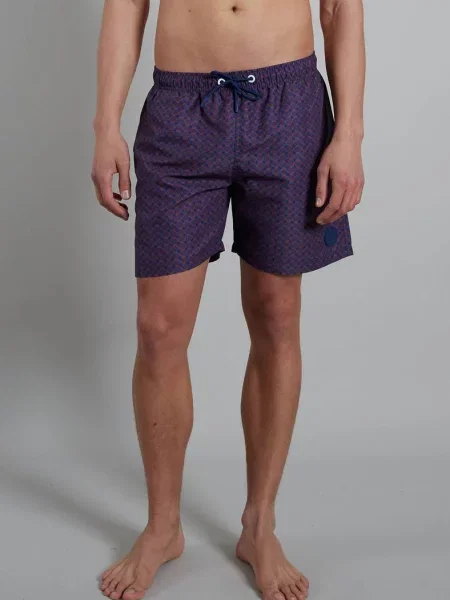 Пляжные мужские шорты с принтом