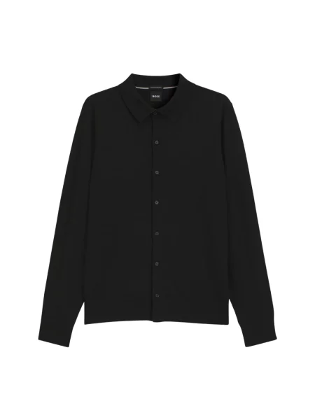 Kardigan Boss wełniany czarny