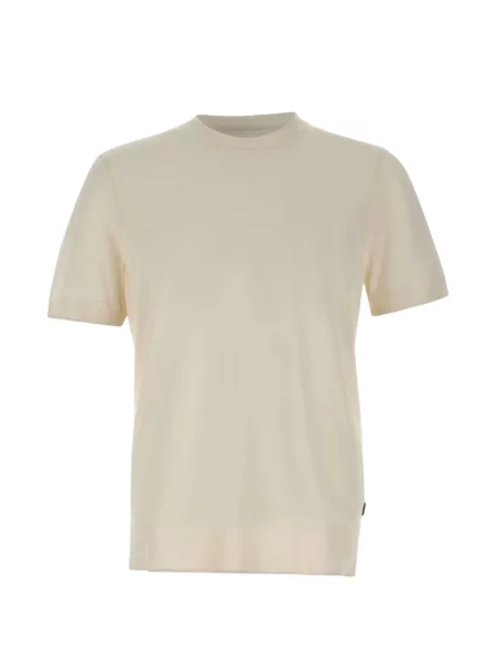 Tricou Boss de mătase cu decolteu rotund