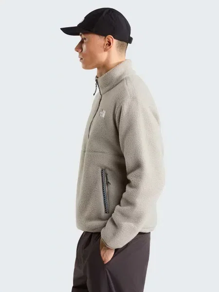 Флисовый свитер The North Face серый