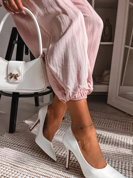 Superge Boto z visoko peto bela