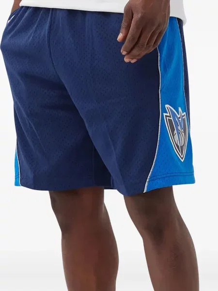 Pantaloni scurți Mitchell & Ness albastru