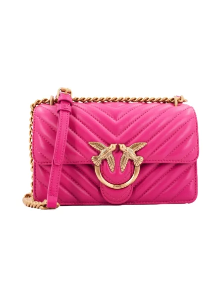 Mała mały torebka Pinko elegancka różowa
