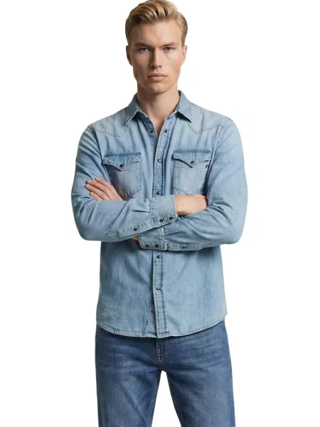 Košile Replay modrá