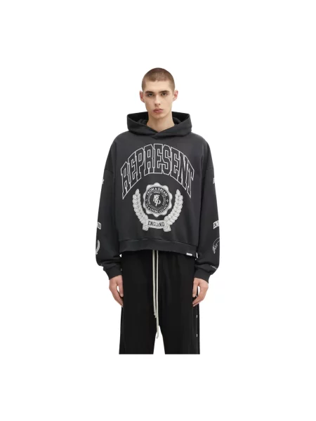Bluza z kapturem Represent czarna