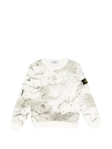 Bluza dziecięca Stone Island biała