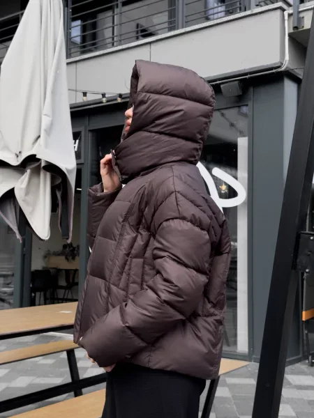 Пуховик UVENTUM коричневий