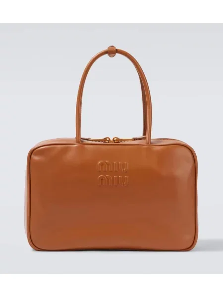 Geantă Miu Miu din piele maro