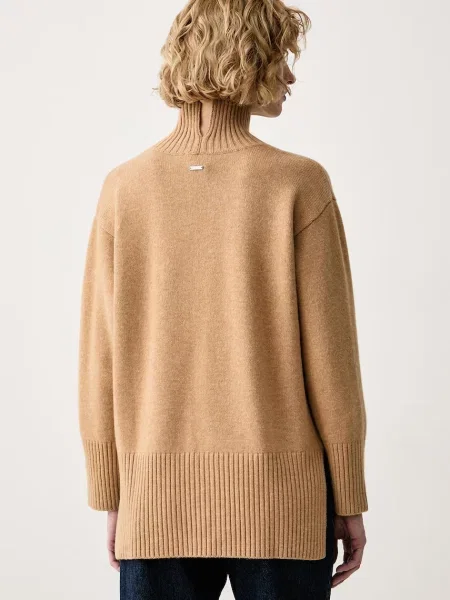 Calvin Klein sweter wełniany beżowy