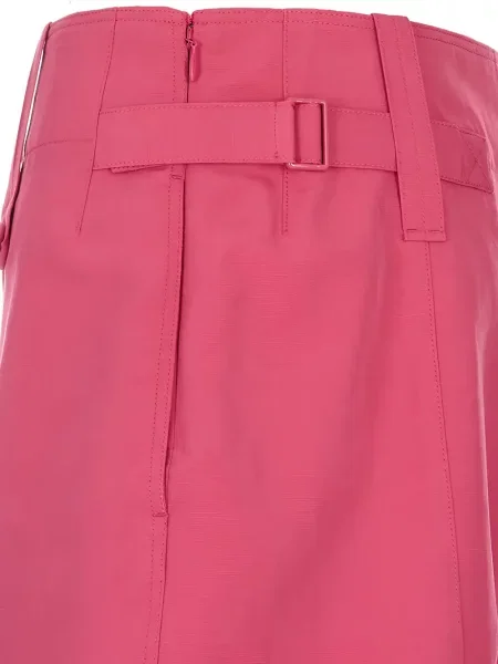 Pantaloni scurți Chloé cu bretele roz