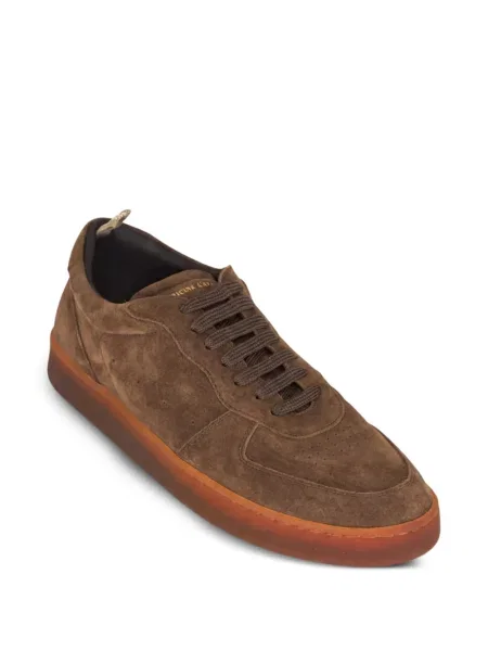 Fűzős szarvasbőr sneaker Officine Creative barna