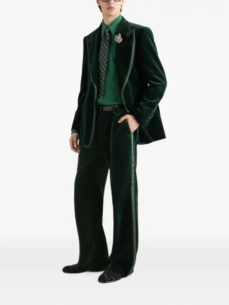 Costum Dolce & Gabbana de catifea verde