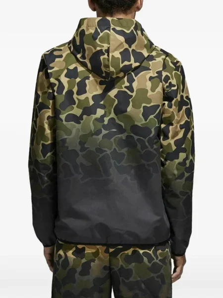 Strečové vícebarevný polotričko Adidas s autogramem šedé