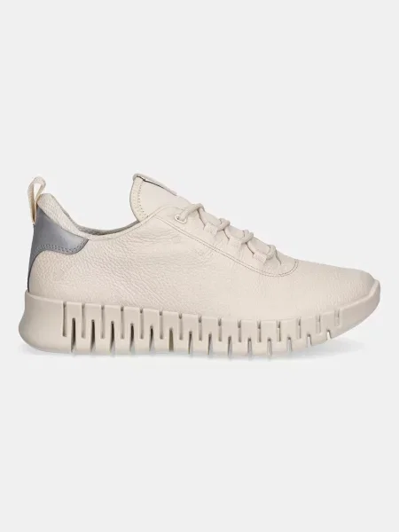 Δερμάτινα αθλητικά παπούτσια Ecco Gruuv Sneaker Lea Gtx άσπρο λευκό