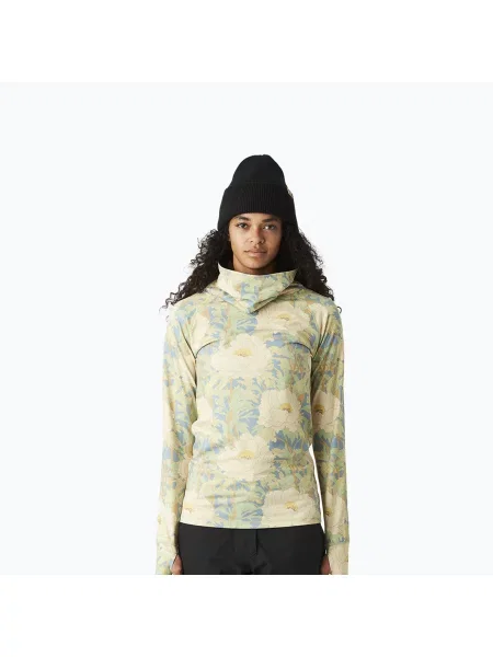 Bluza narciarska Picture Pagaya Printed timeless flower print beżowa