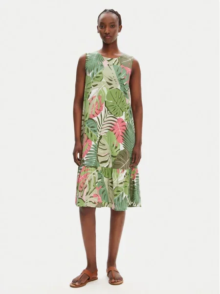 Poletna obleka Olsen zelena