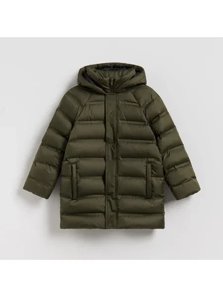 Reserved Pehelybélésű steppelt dzseki zöld