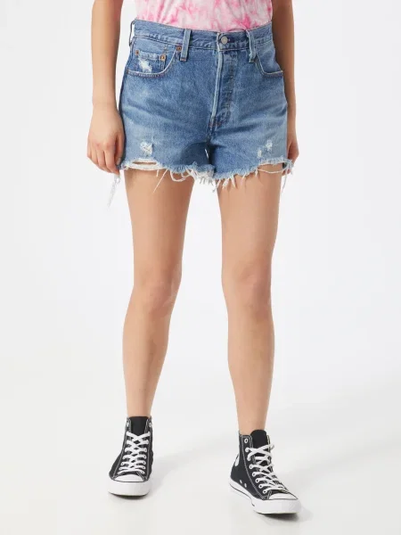 Levi's jeans kratke hlače modra
