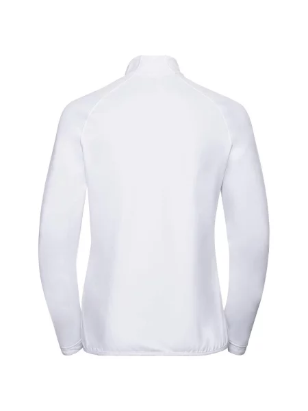 T-shirt de course Odlo demi-zip BERRA LIGHT biała